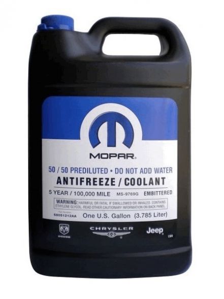 Mopar 50/50 Prediluted Antifreeze/Coolant 5-Year