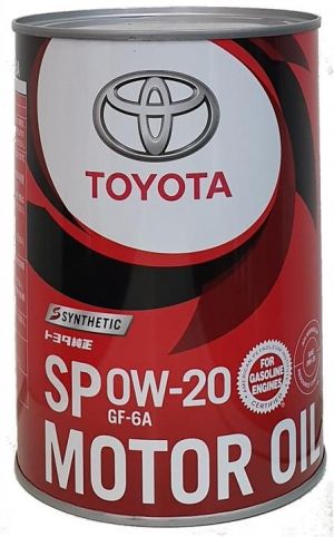 Toyota Motor Oil 0W-20 SP/GF-6A