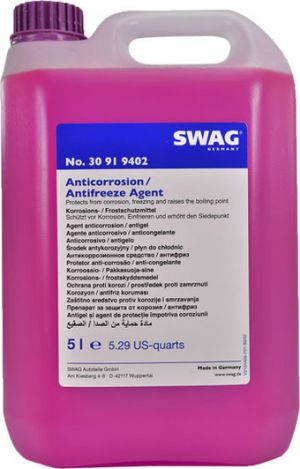 Swag Coolant G12+ (-72С, фиолетовый)