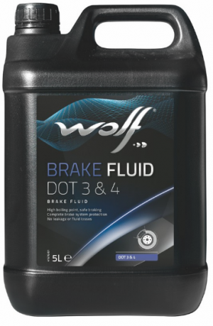 Wolf Brake Fluid DOT 3&4