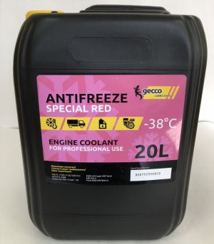 Gecco Lube Antifreeze Special Red (-38C, красный)