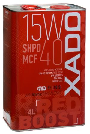 XADO Atomic Oil 15W-40 SHPD MCF RED BOOST