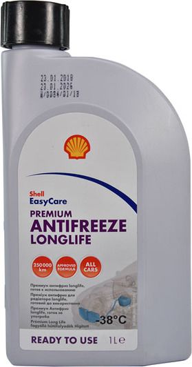 Shell Premium Antifreeze Long Life (-38C, красный)