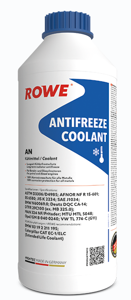 Rowe Antifreeze Coolant AN G11 (-72C, синий)