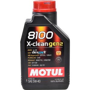 Motul 8100 X-clean Gen2 5W-40