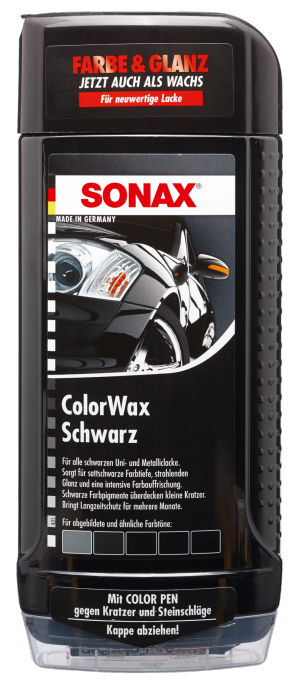 Полироль для кузова SONAX ColorWax Schwarz