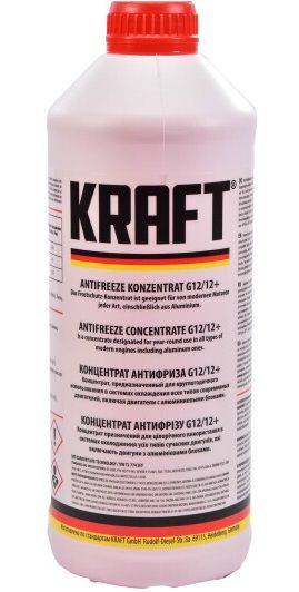 Kraft Antifreeze Concentrate G12/G12+ (-70C, красный)