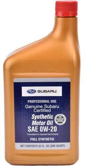 Subaru 0W-20 Synthetic Motor Oil