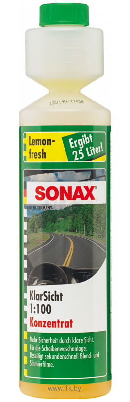 Омыватель летний Sonax Lemon Fresh (1:100)