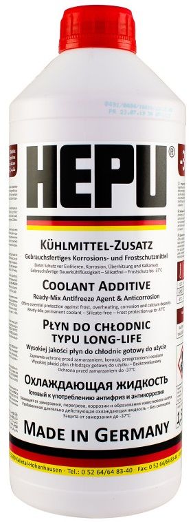 Hepu Antifreeze (-37C, красный)