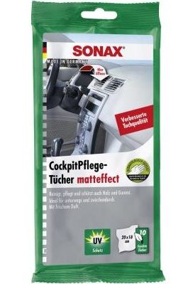 Салфетки для очистки пластика SONAX
