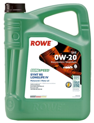 Rowe 0W-20 Sunspeed Synt RS LongLife IV