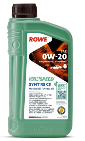 Rowe 0W-20 Sunspeed Synt RS C5