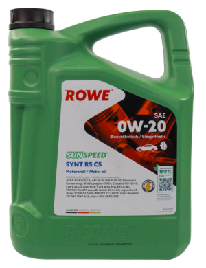 Rowe 0W-20 Sunspeed Synt RS C5