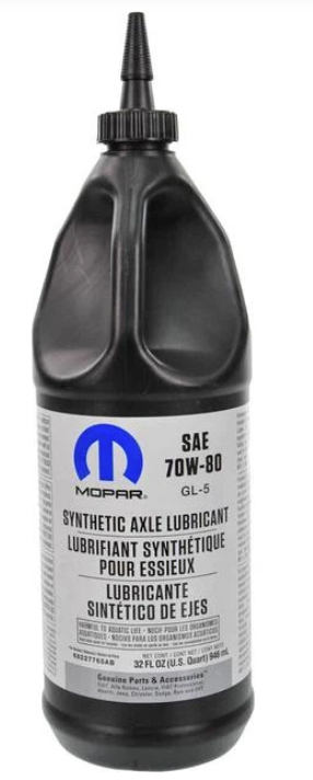 Chrysler/Mopar 70W-80 Synthetic Axle Lubricant