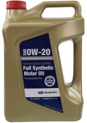 Subaru 0W-20 Synthetic Motor Oil
