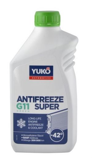 Yuko Antifreeze Super G11 (-42C, зеленый)