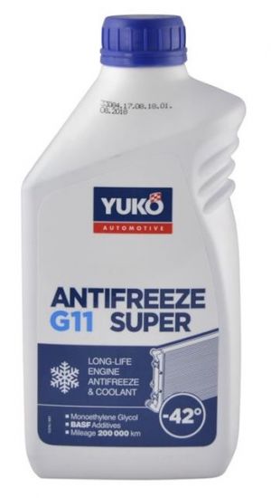 Yuko Antifreeze Super G11 (-42C, синий)