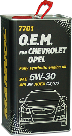 MANNOL 7701 O.E.M. for Chevrolet Opel 5W-30