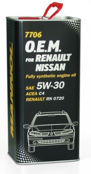 MANNOL 7706 O.E.M. for Renault Nissan 5W-30