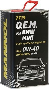 MANNOL 7719 O.E.M. for BMW Mini 0W-40