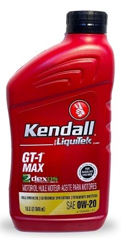 Kendall GT-1 MAX Full Synthetic 0W-20