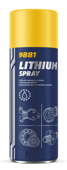 Смазка-спрей литиевая MANNOL Lithium spray
