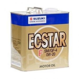 Suzuki Ecstar Motor Oil SM 0W-20