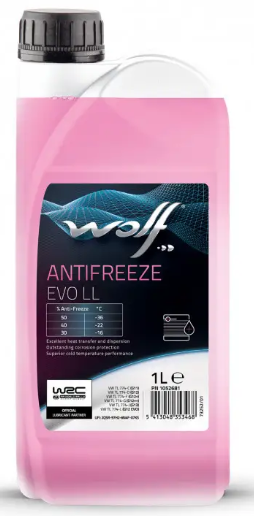 Wolf Antifreeze EVO LL (-70C, розовый)