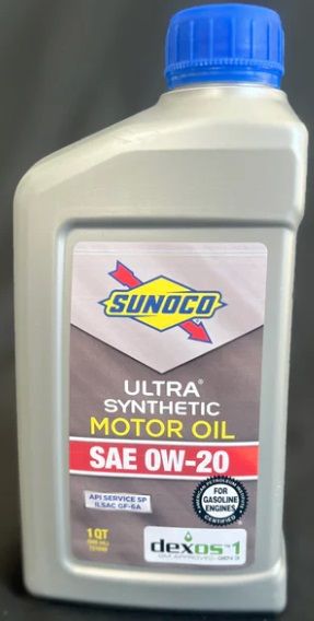 Sunoco Ultra Full Synthetic Dexos1 0W-20