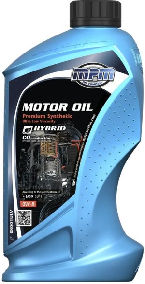 MPM Premium Synthetic Ultra Low Viscosity 0W-8