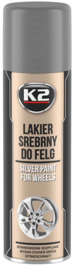 Краска для дисков K2 (серебристая)