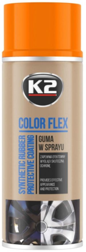 Покрытие жидкая резина K2 Color Flex (оранжевая)