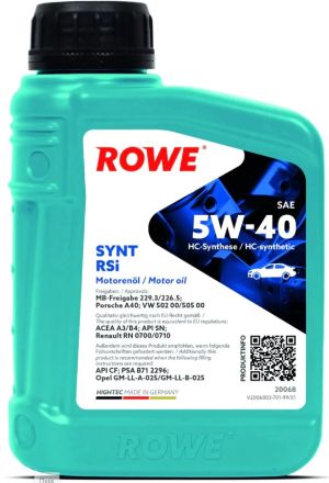 Rowe Hightec Synt RSI 5W-40