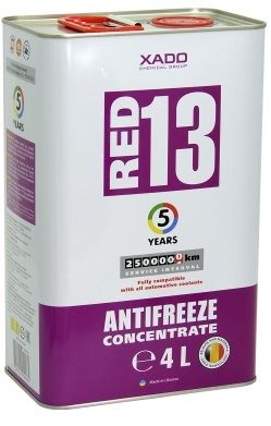 XADO Antifreeze Red 13 (-72C, фиолетовый)