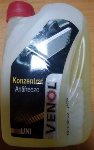Venol Konzentrat Antifreeze Uni (-70C, желтый)