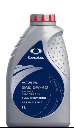 SsangYong Motor Oil SAE 5W-40