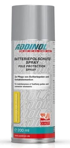 Очиститель - смазка для клемм и контактов Addinol Batteriepolschutz spray