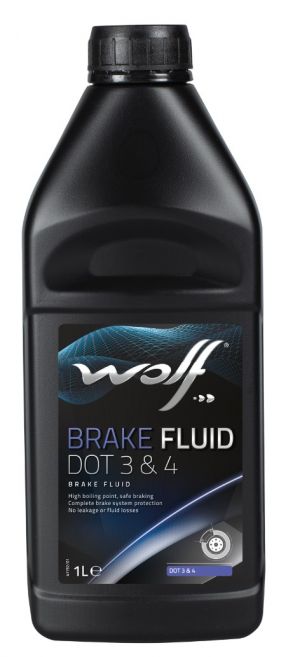 Wolf Brake Fluid DOT 3&4