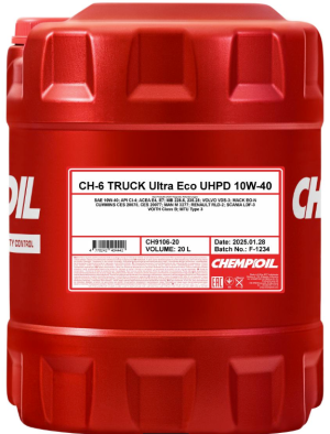 Chempioil 10W-40 CH-6 Truck Ultra Eco UHPD