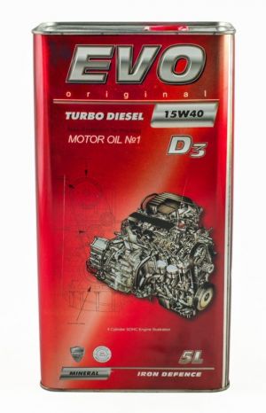 EVO D3 15W-40 Turbo Diesel