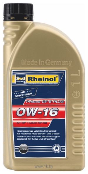 Rheinol Primus Plus 0W-16