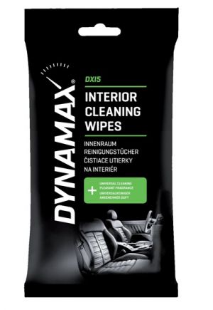 Cалфетки для пластика и ткани Dynamax Interior Cleaning Wipes