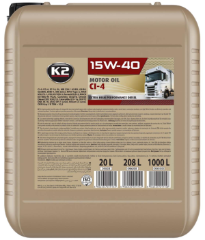 K2 15W-40 CI-4