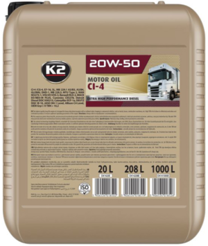 K2 20W-50 CI-4