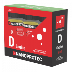 Присадка в масло моторное (дополнительная защита) Nanoprotec D-Engine 3 IN 1