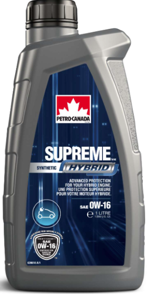 Petro Canada 0w-16 Supreme Synth Hybrid 