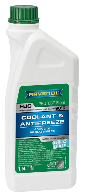 Ravenol HJC Cold Climate Protect FL22 (-60C, зеленый)