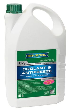 Ravenol HJC Hybrid Japanese Coolant Concentrate Protect FL22 (-72C, зеленый)