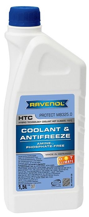 Ravenol HTC Hot Climate Protect MB 325.0 (-15C, синий)